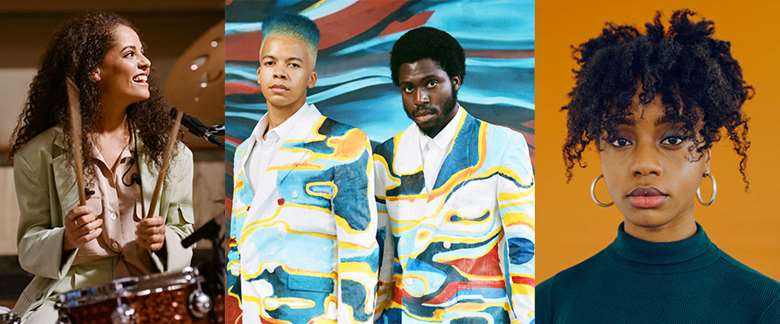 L-R: Jas Kayser, Blue Lab Beats and Cherise