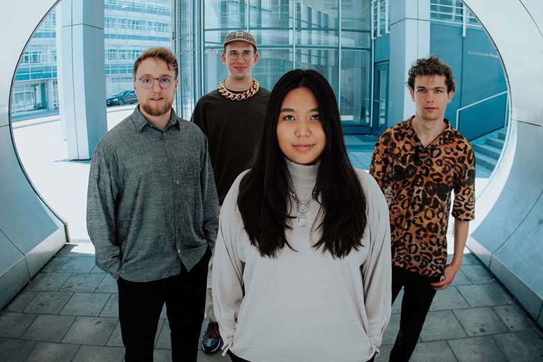 L-R: Sebastien Wolfgruber, Nils Kugelmann, Shuteen Erdenebaatar and Jakob Manz (photo: Sebastian Reiter)