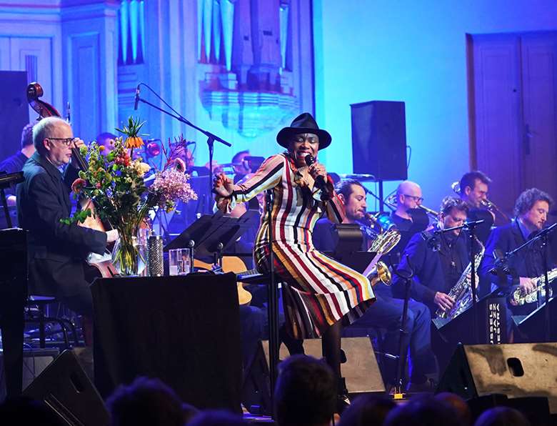 Dee Dee Bridgewater with The Brussels Jazz Orchestra - Photograph: Lotte De Beer