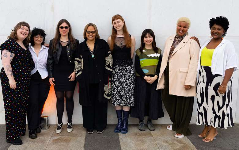 Next Jazz Legacy current cohort with Terri Lyne Carrington – Photo by Rachel Minto