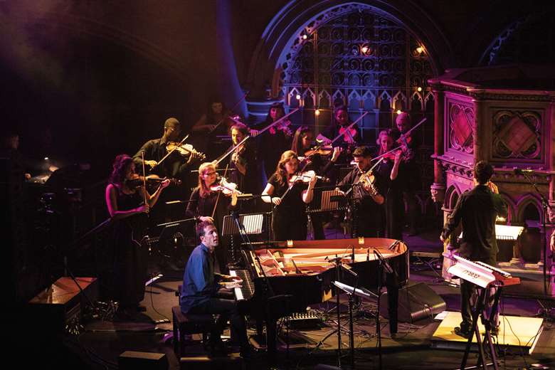 Bill Laurance wth the Untold Orchestra at the EFG London Jazz Festival (Photo: Tatiana Gorilovsky)