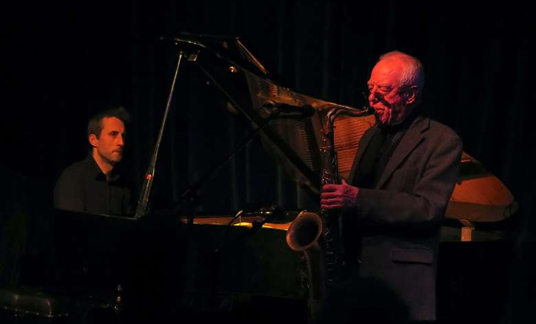 Alexander Hawkins and Larry Stabbins - All photos by Tony Benjamin