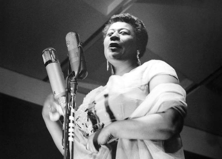 Ella at the Newport Jazz Festival 1957 (c) Paul Hoeffler CTSIMAGES courtesy UNIVERSAL MUSIC
