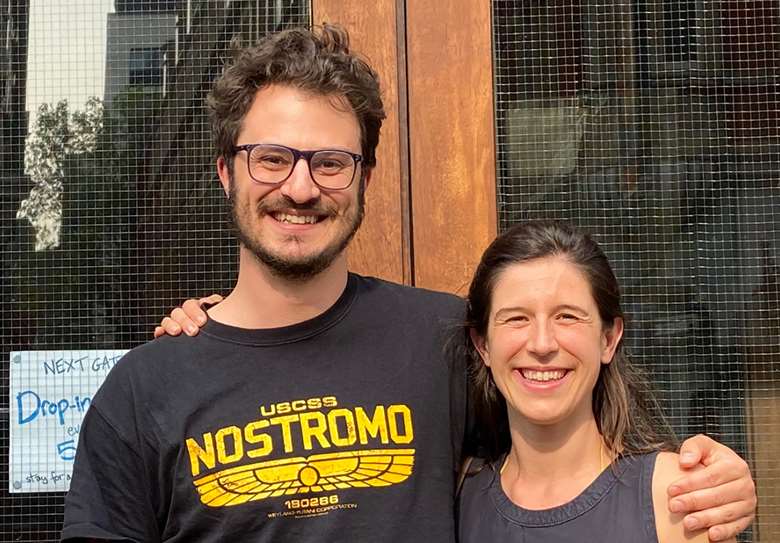 Mindfulness leaders Raph Clarkson (left) and Martha Wright (right)