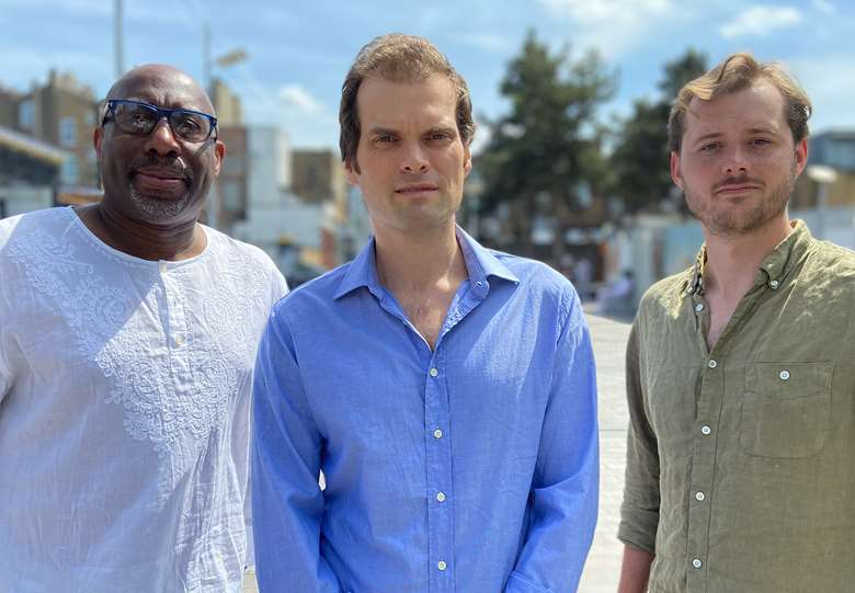 L-R: Rod Youngs, Andrew McCormack and Joe-Downard – Photo by Pauline Le Divenach