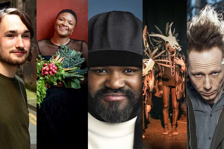 2023 headliners L-R: Fergus McCreadie, Lizz Wright, Gregory Porter, Ruth Goller's Skylla and Stian Westerhus